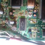 Verschmutzte Stellen nach dem Auslöten