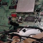 Lötpad mit Draht überbrückt